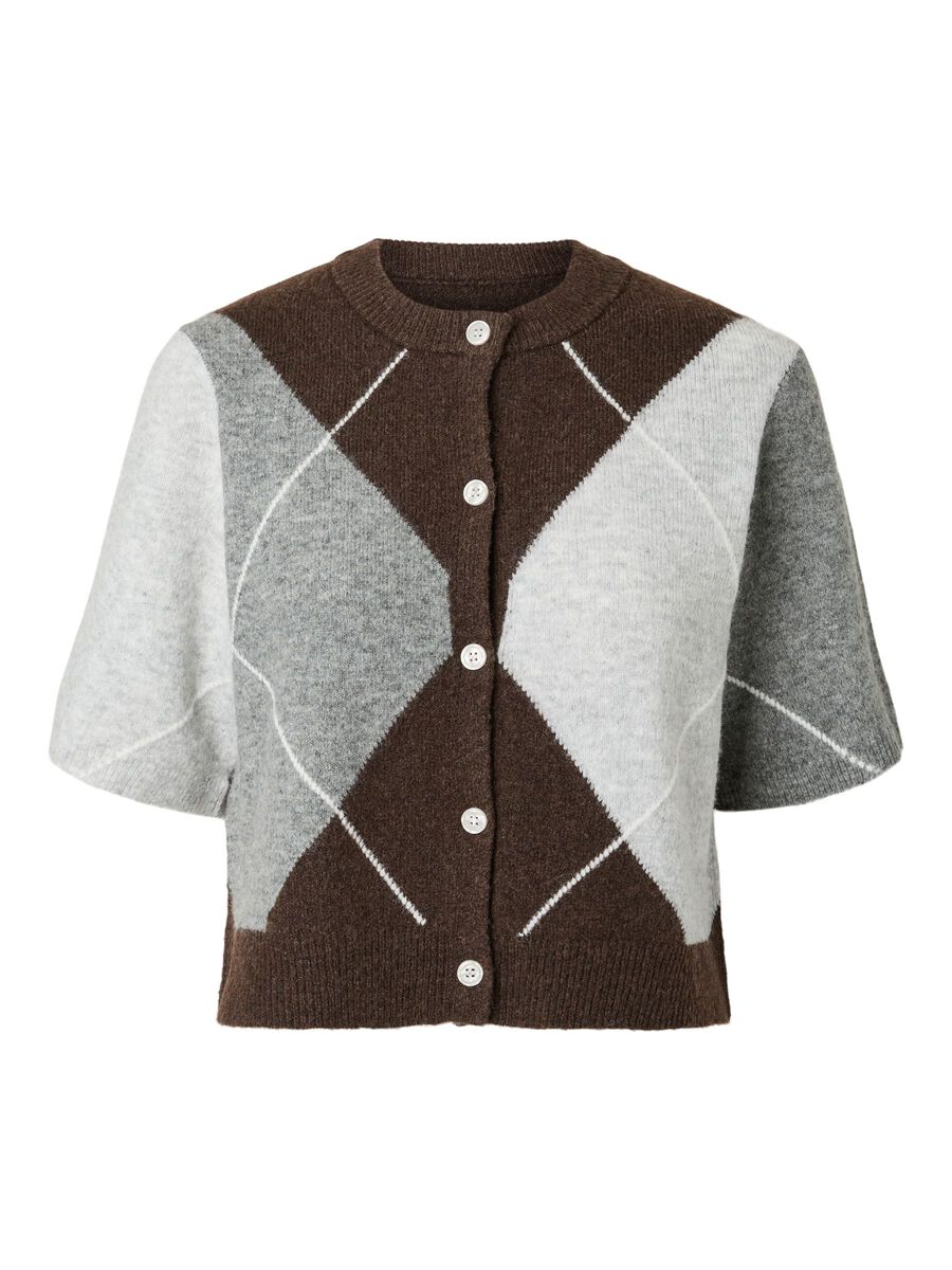 Kaycee Cardigan (Fudge/Grey)