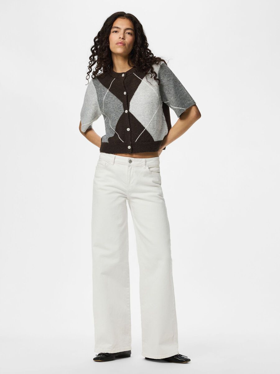 Kaycee Cardigan (Fudge/Grey)