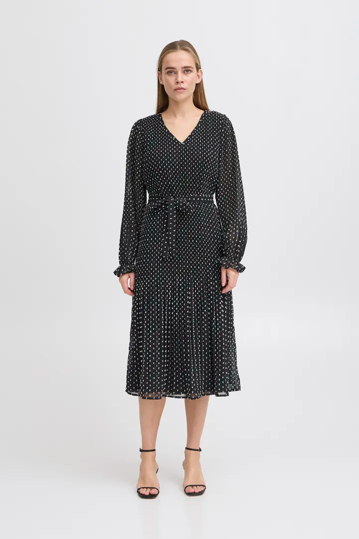 Nelly Dress (Black/White)