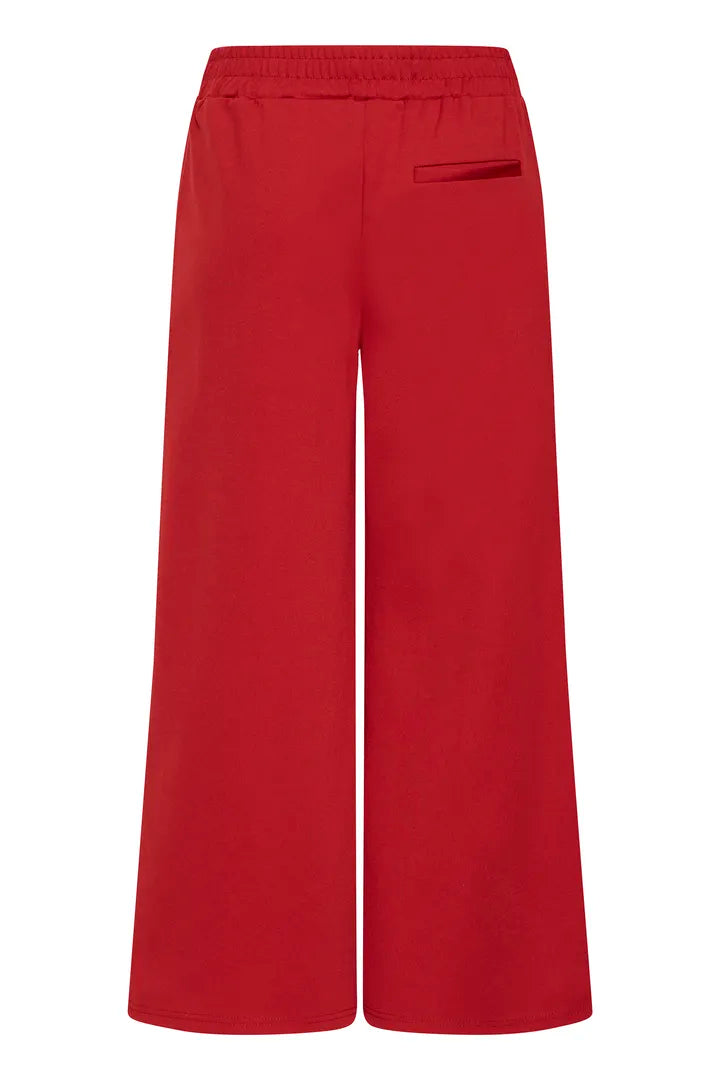 Kate Cropped Wide Leg Pants (Red Dahlia)