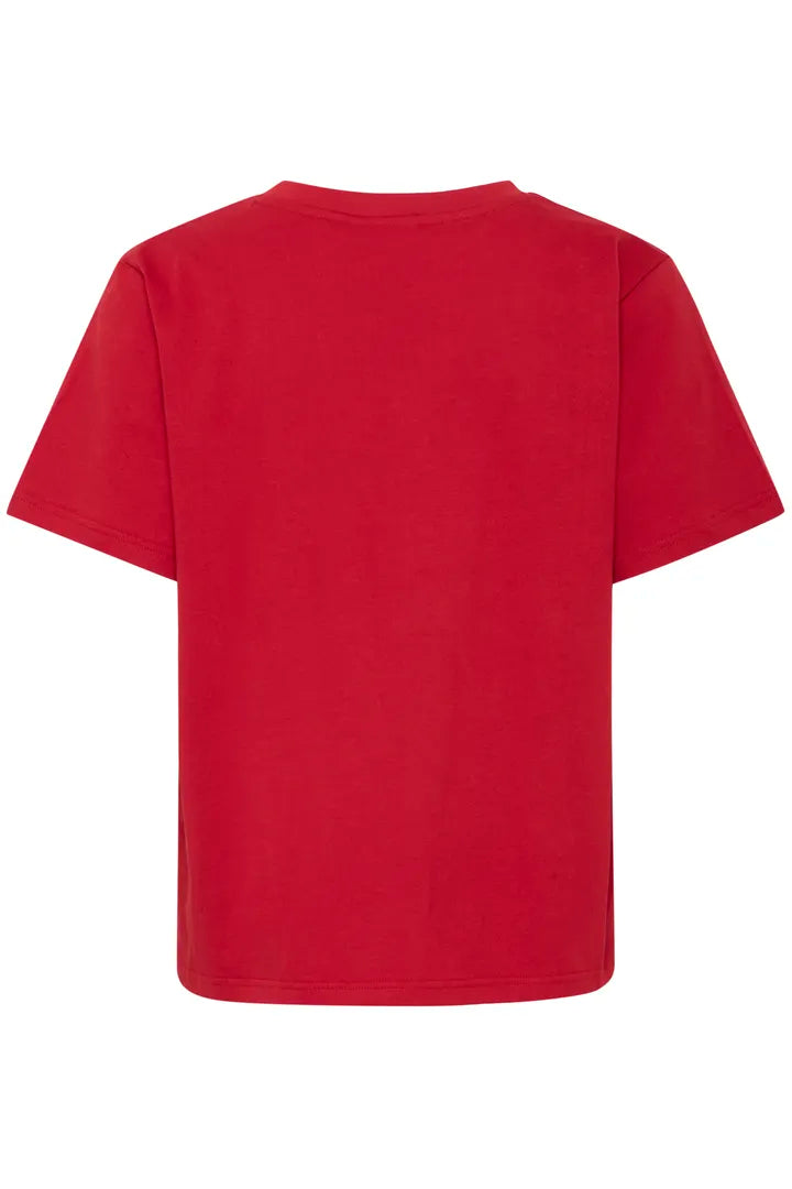 Palmer Loose T-Shirt (Red Dahlia)