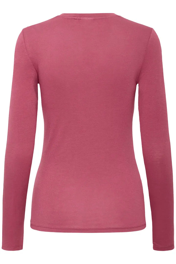 Philomena Long sleeve Top (Maroon)
