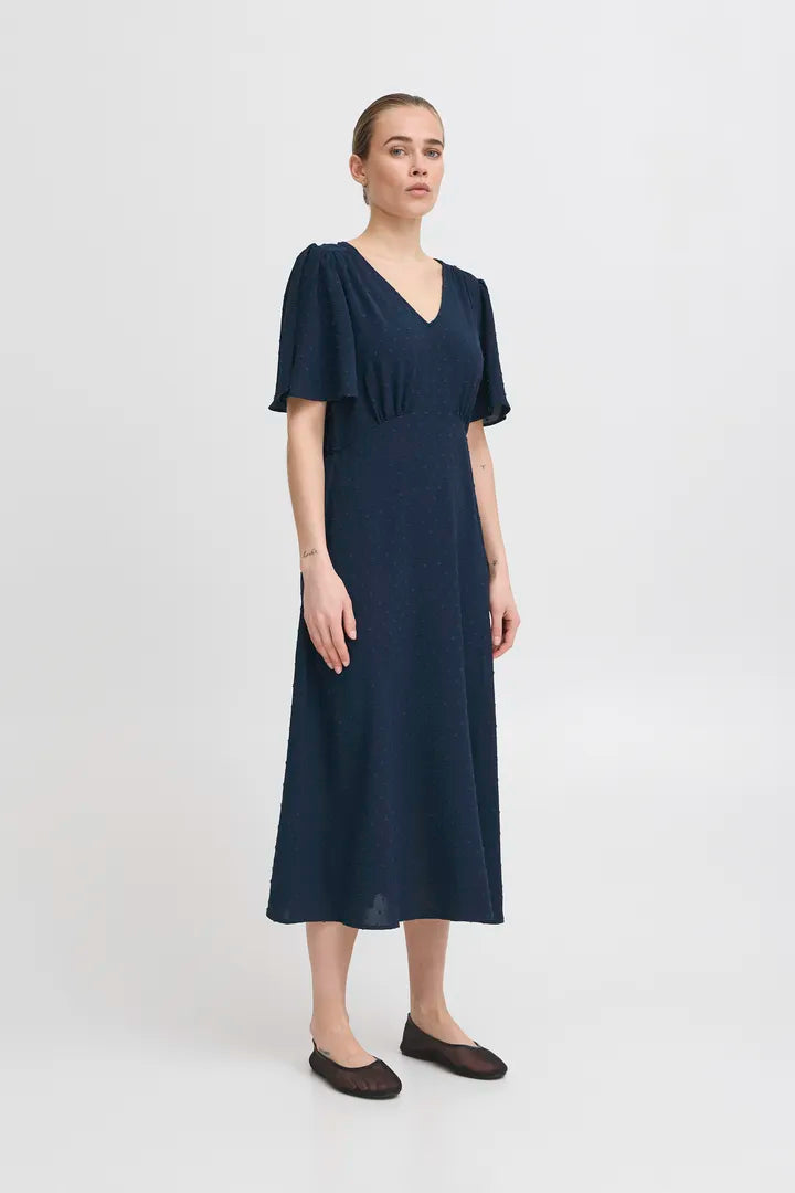 Gabby Midi Dress (Total Eclipse)