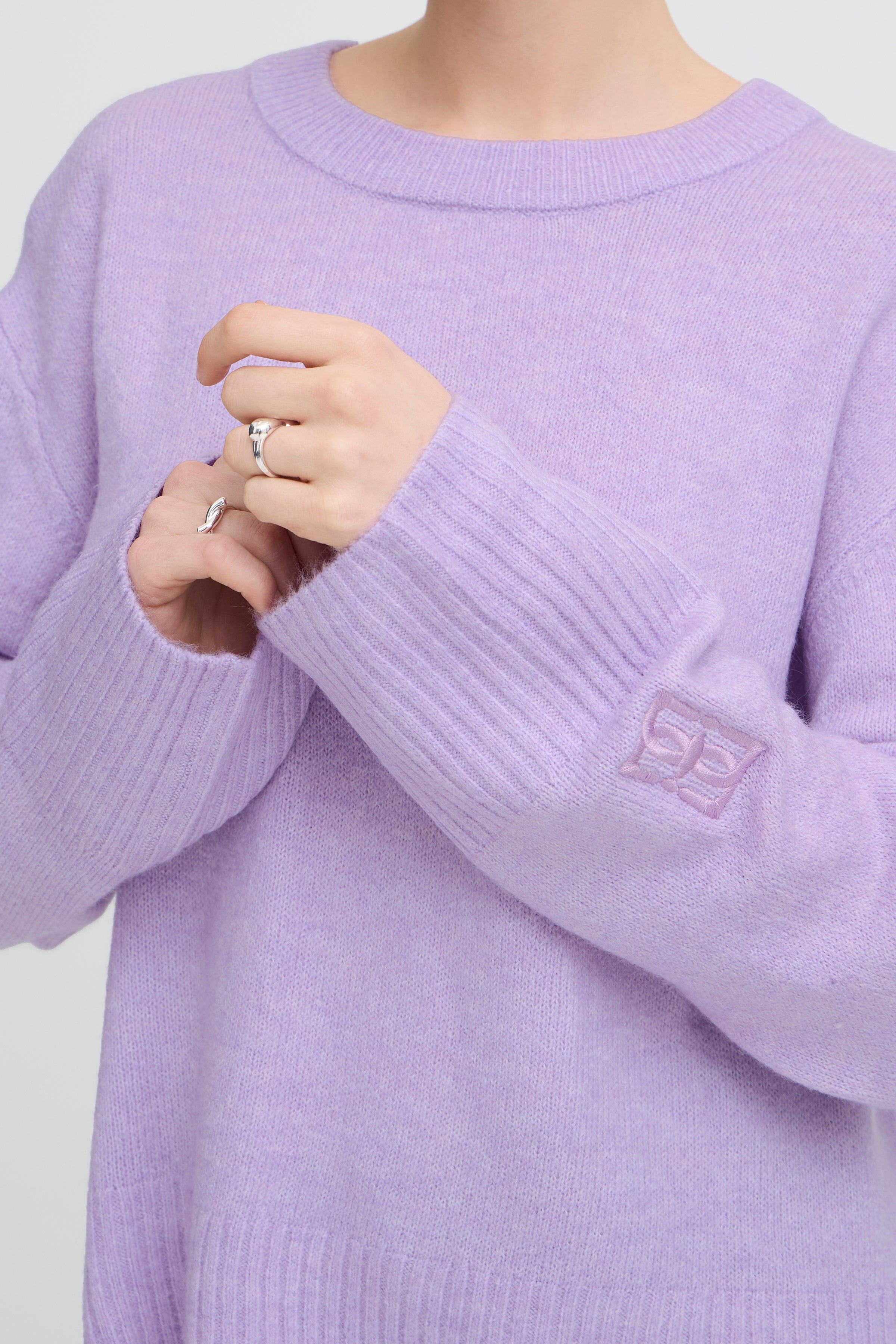 Ivy Knit Jumper (Purple)
