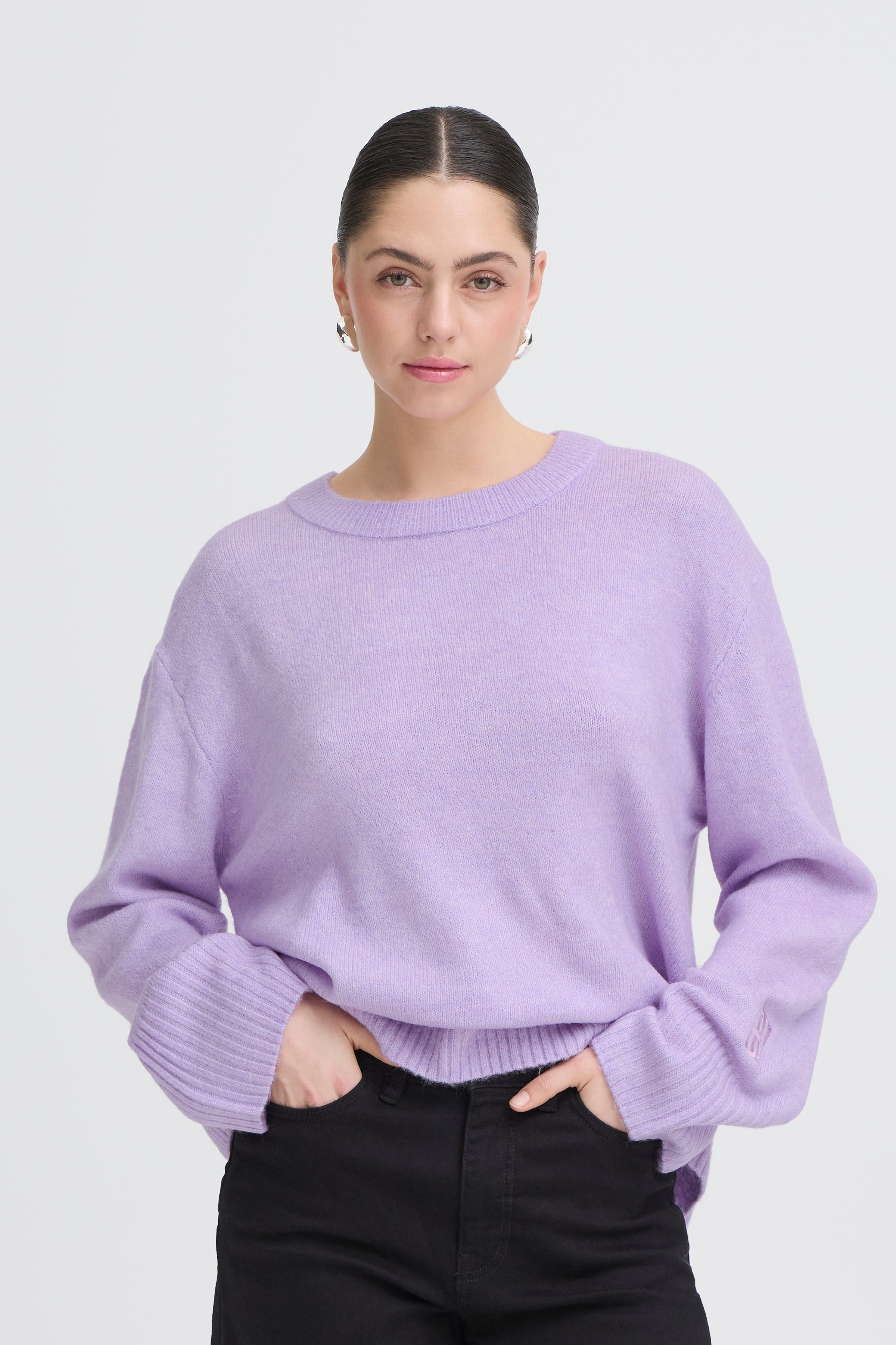 Ivy Knit Jumper (Purple)