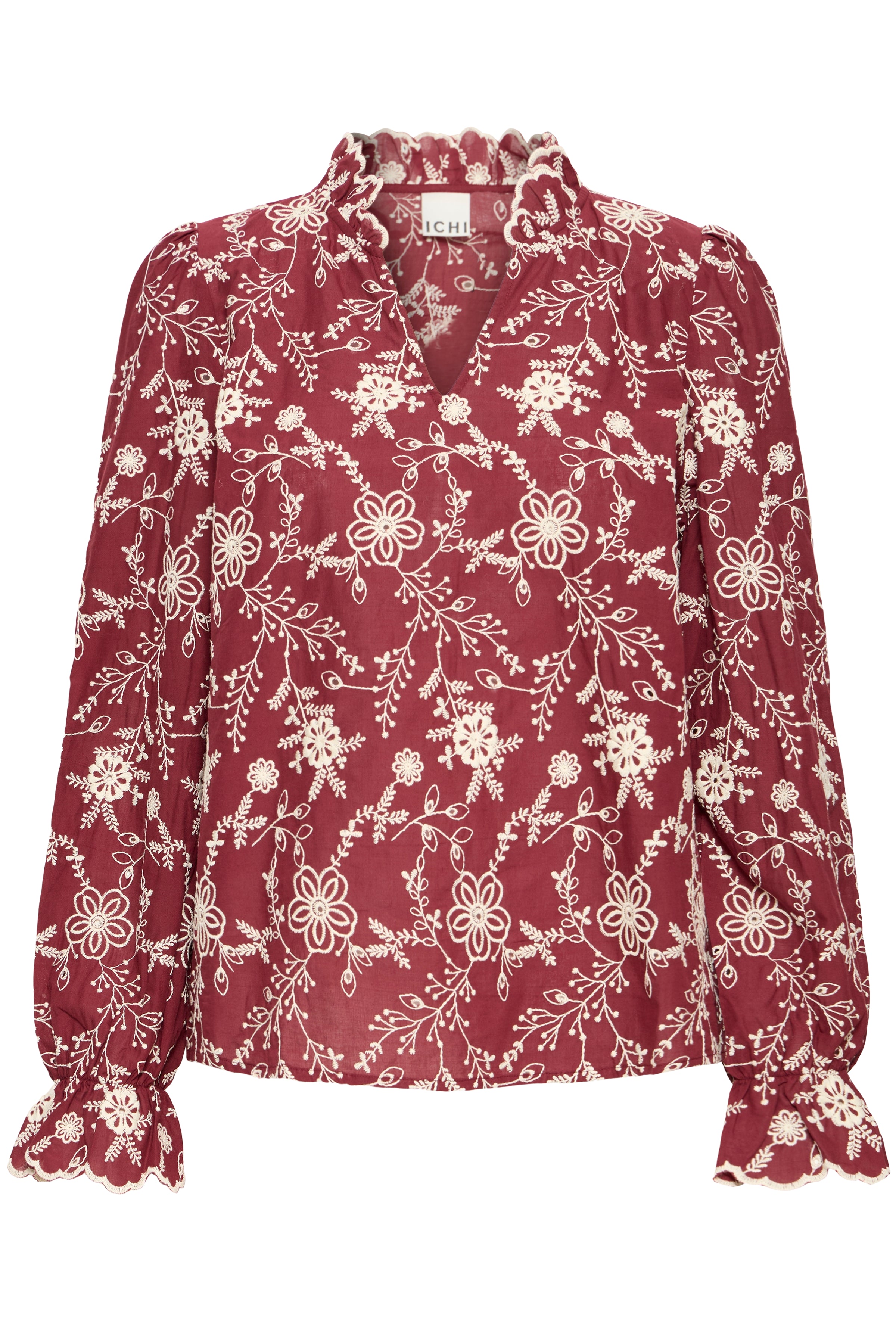Finley Blouse (Wine)