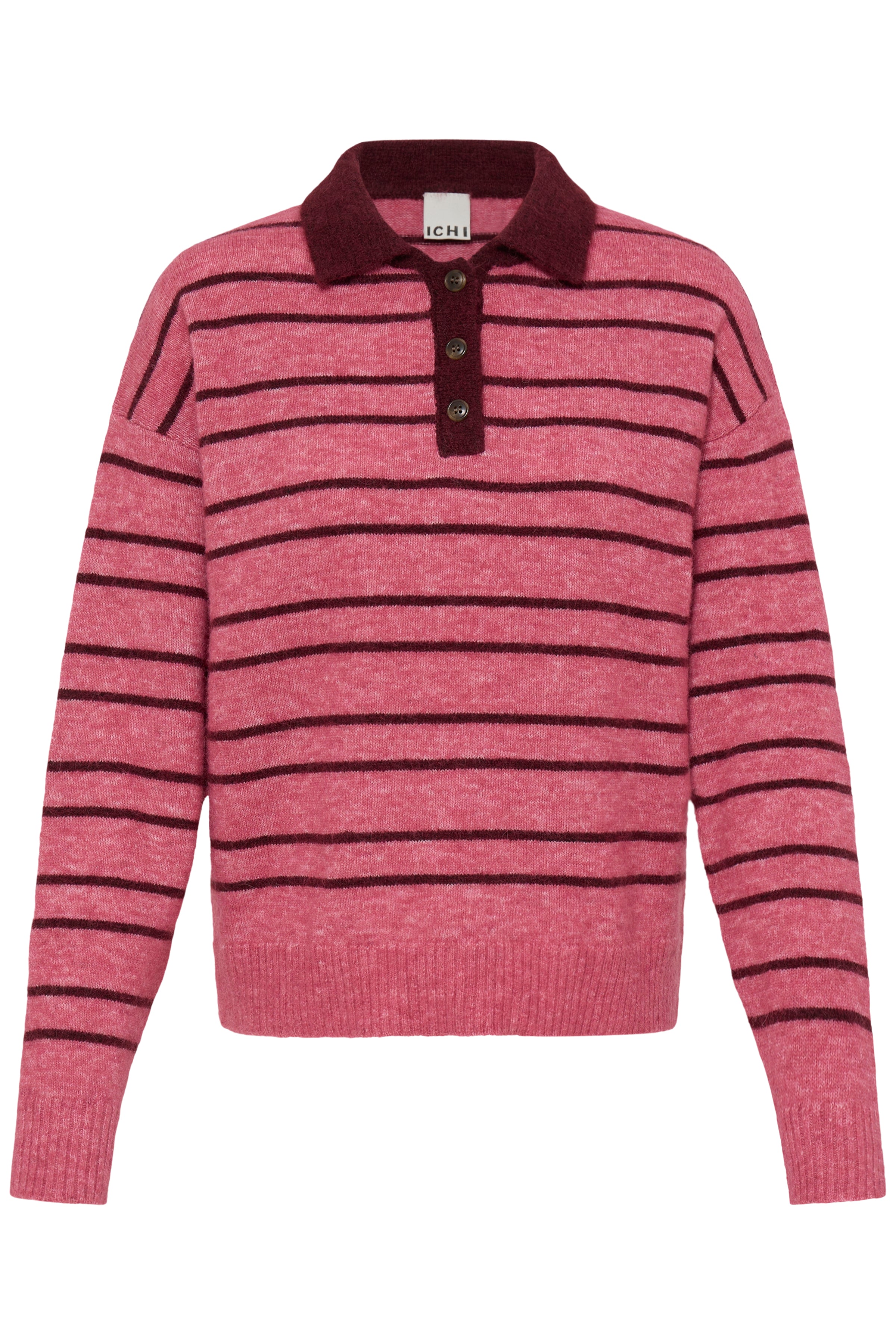Sally Knit Jumper (Pink/Wine)
