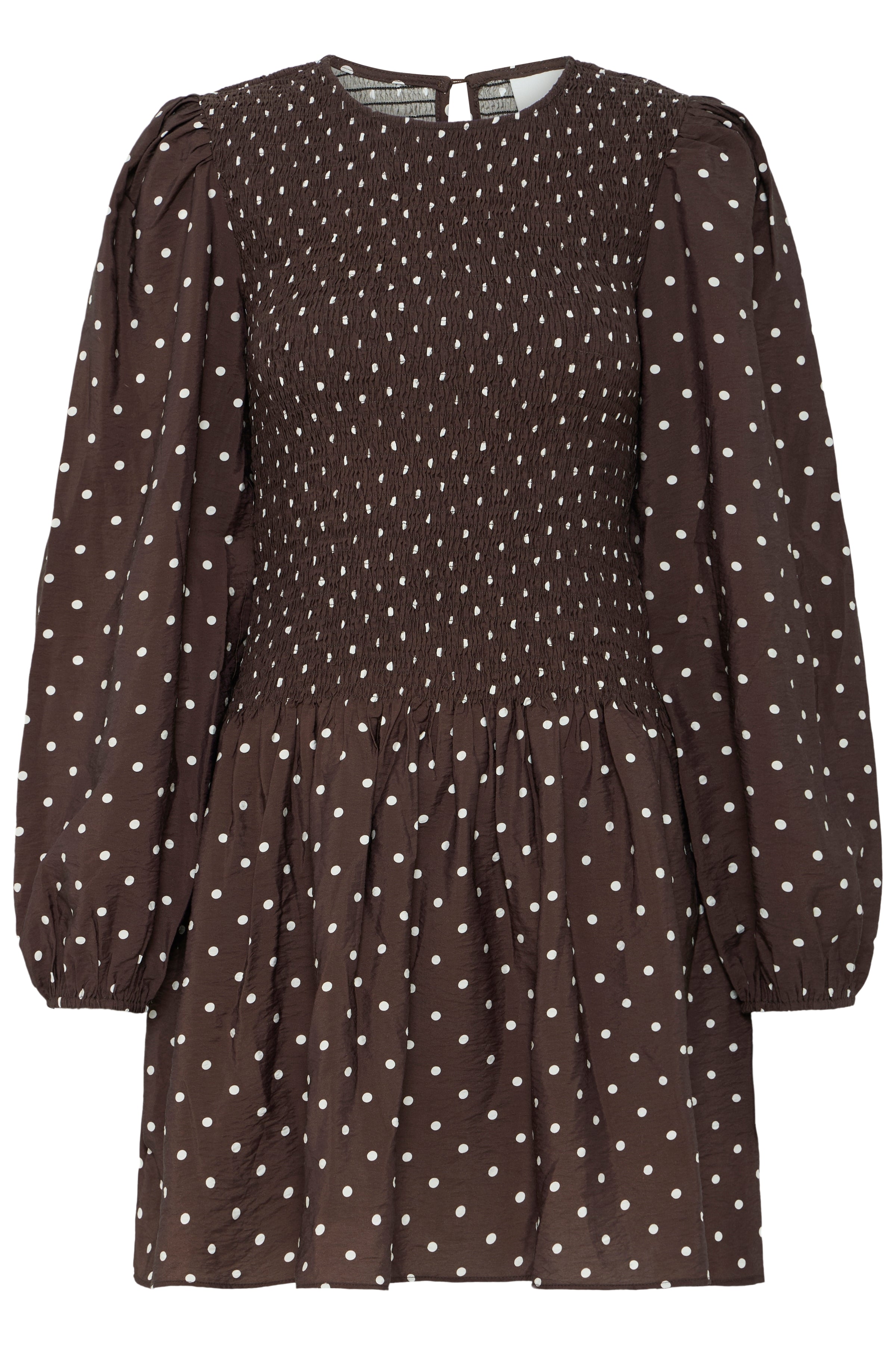 Orna Mini Dress (Coffee/Birch)
