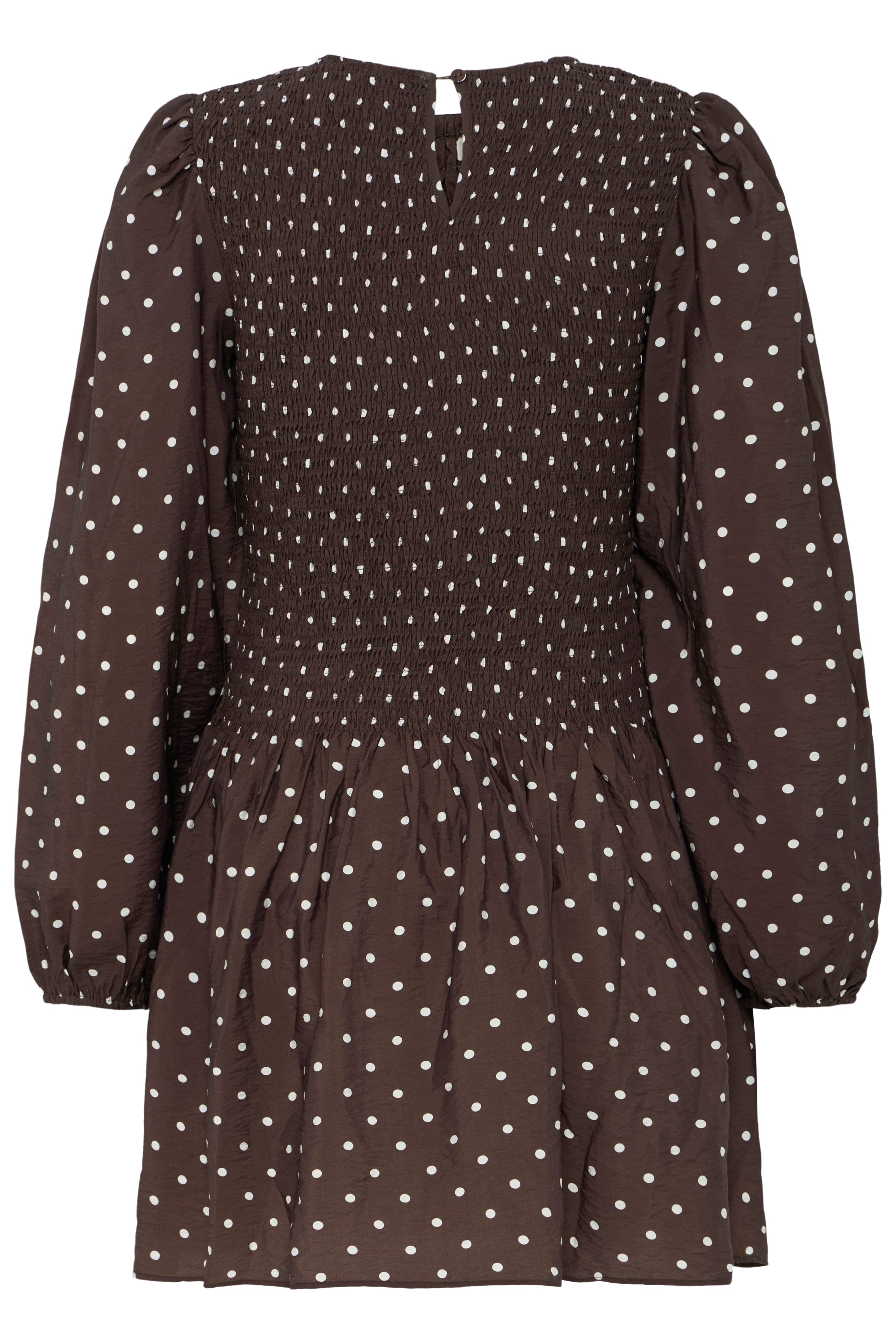 Orna Mini Dress (Coffee/Birch)