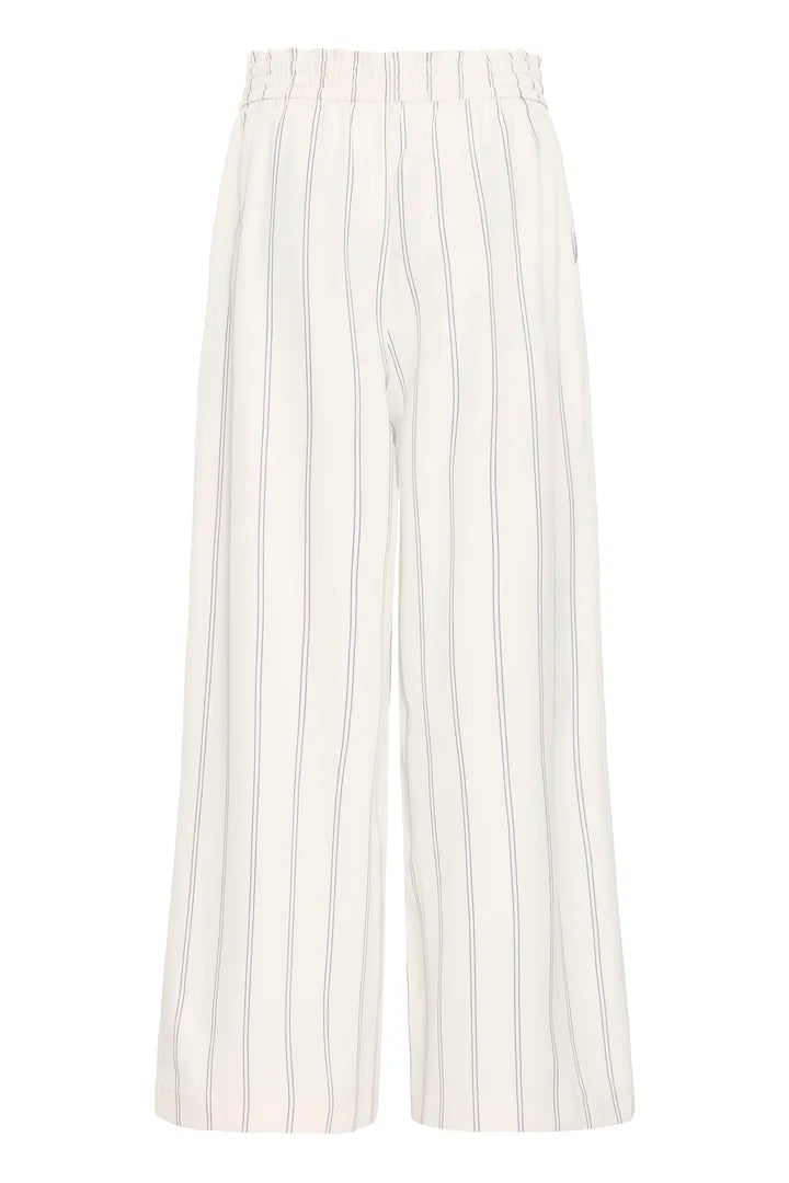 Mia Wide Leg Pants (Birch/Blue)