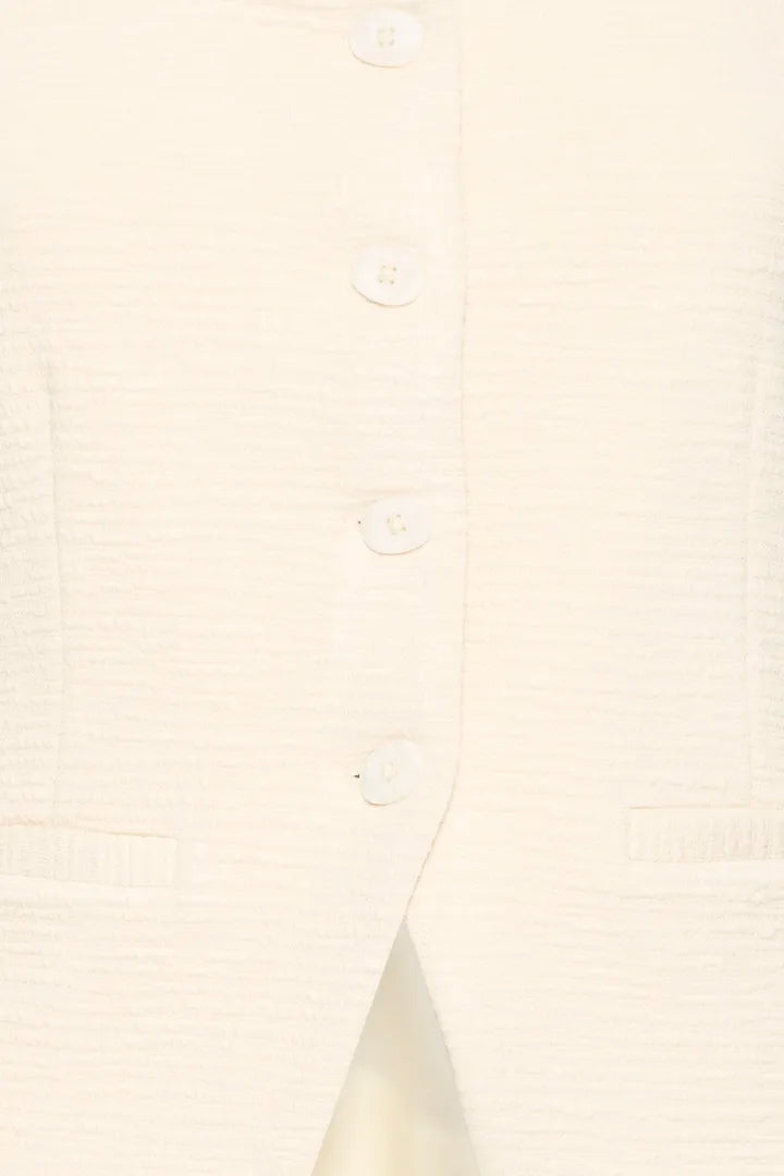 Mina Waistcoat (Almond Milk)