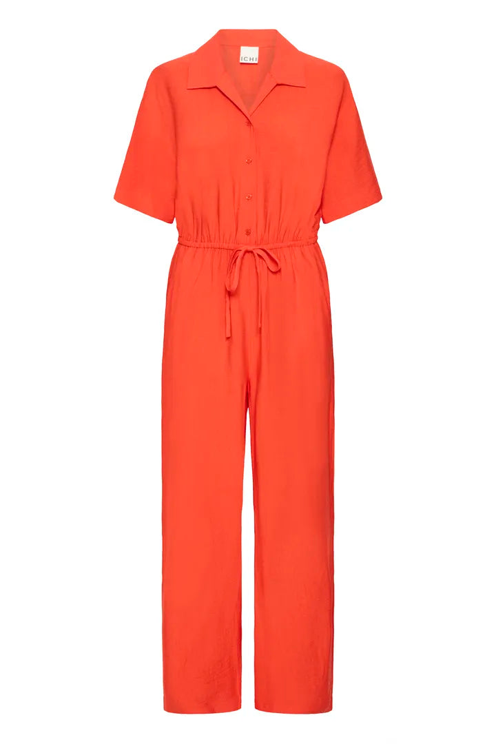 Zima Jumpsuit (Fiery Red)