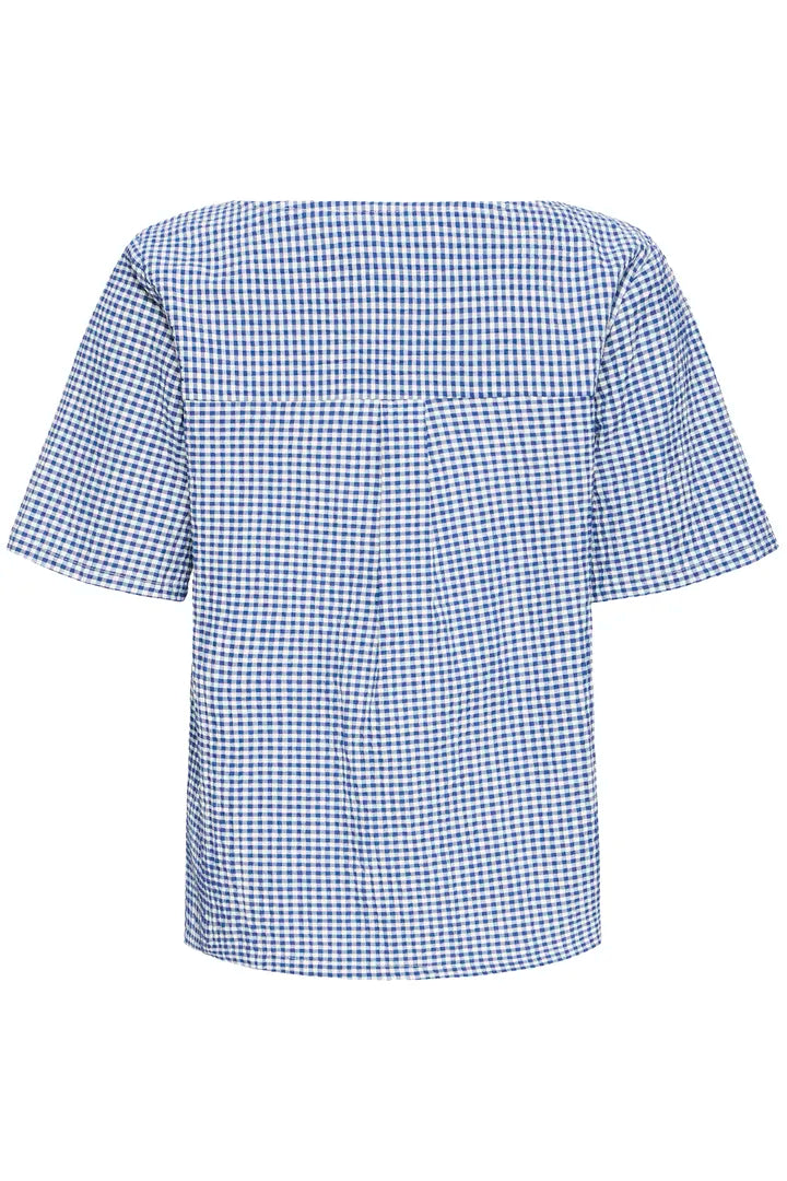 Jimma Top (Blue/White Check)