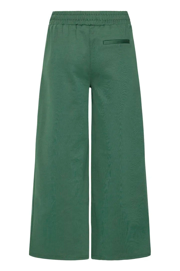 Kate Cropped Wide Leg Pants (Pineneedle)