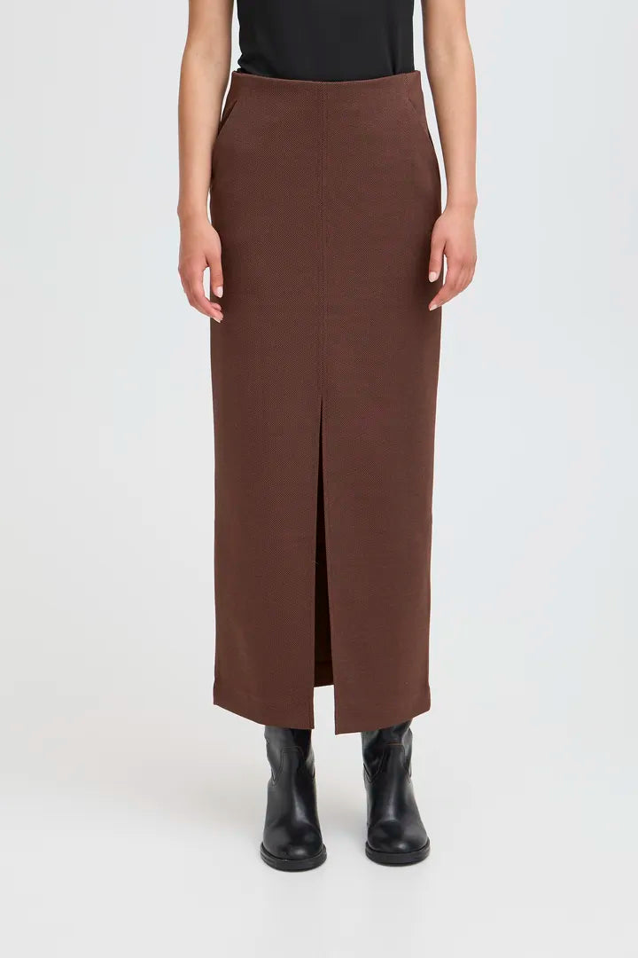 Ramona Ankle Skirt (Coffee Bean)