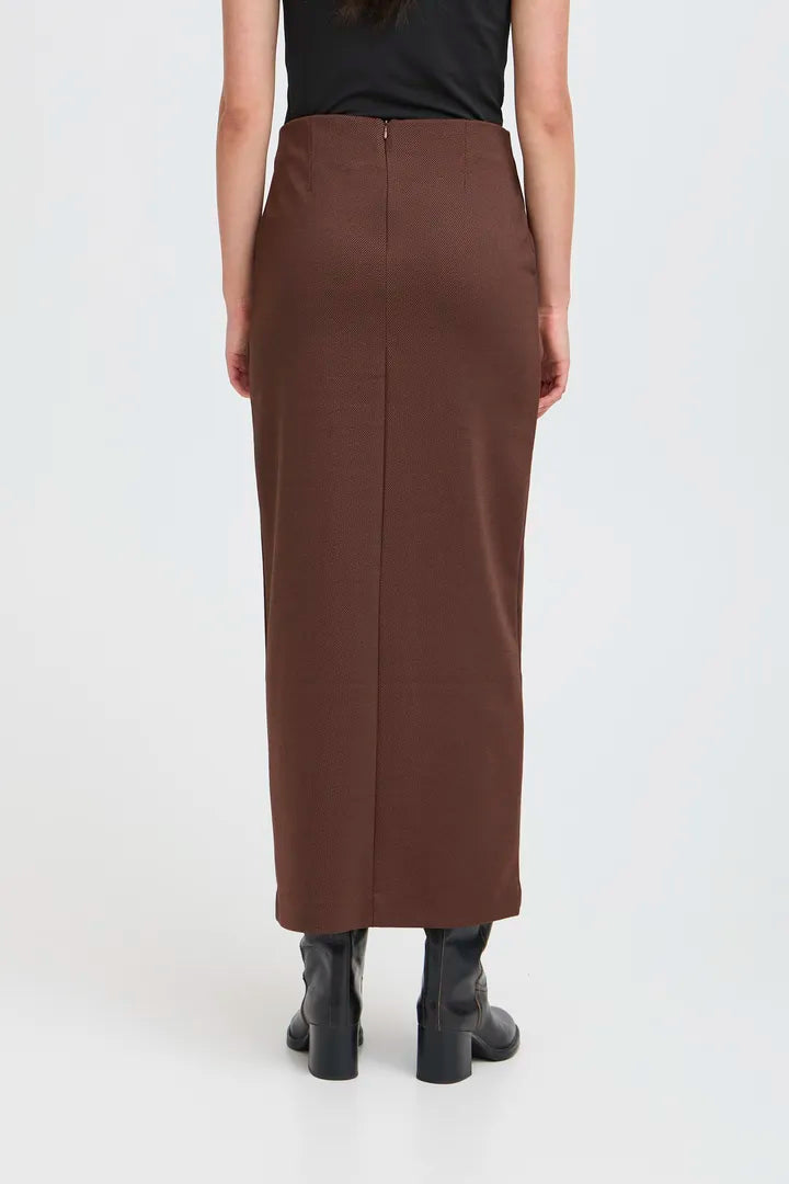 Ramona Ankle Skirt (Coffee Bean)