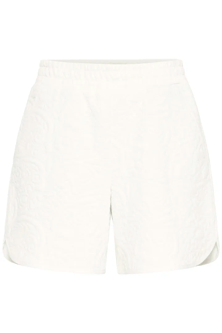 Quinn Quilted Shorts (Cloud Dancer)