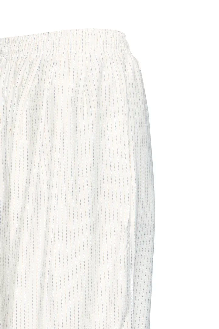 Hetta Balloon Pants (Cloud Dancer/Blue Stripe)