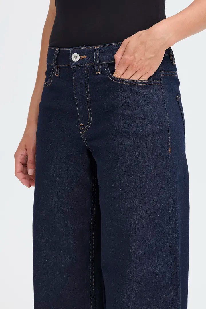 Imogen Wide Leg Jeans (Authentic Blue/Leg 32")