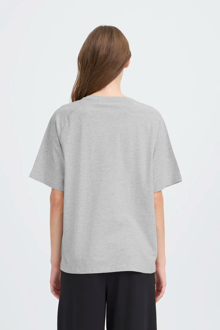 Helly T-Shirt (Light Grey Melange)