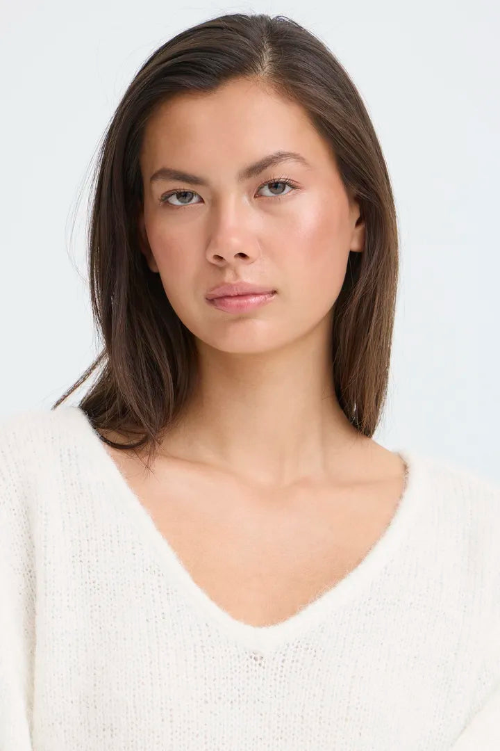 Bria Knit Jumper (Cloud Dancer)