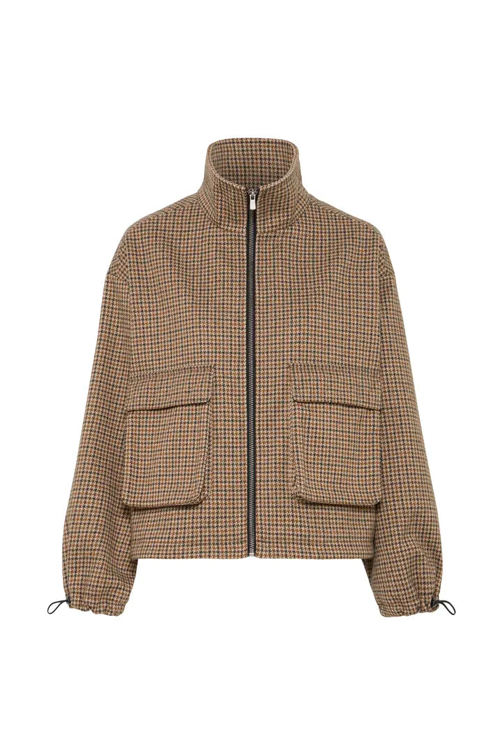 Solange Jacket (Brown Check)