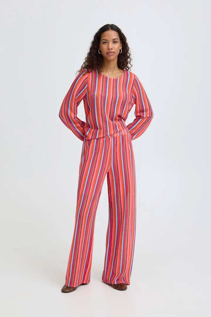 Billy Striped Pants (Multi Stripe)