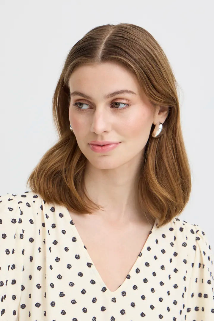 Cindy Midi Dress (Cream)