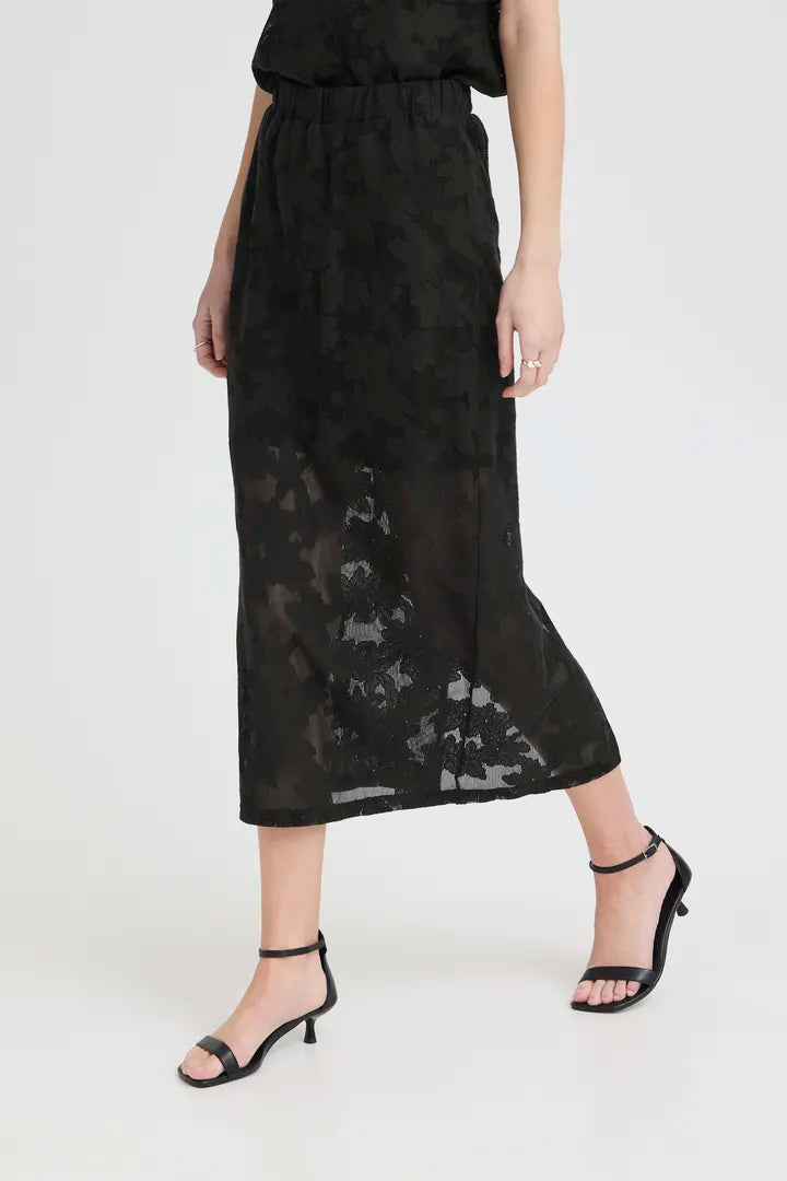 Ania Ankle Skirt (Black)