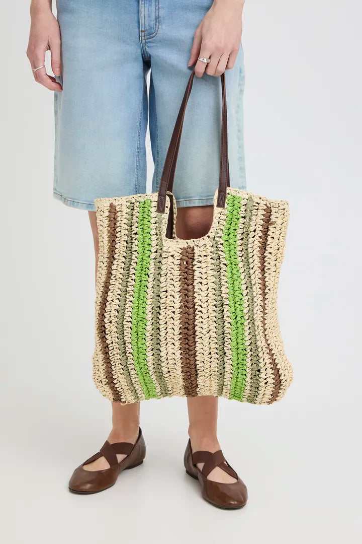 Almine Holdall Shoulder Bag (Natural)