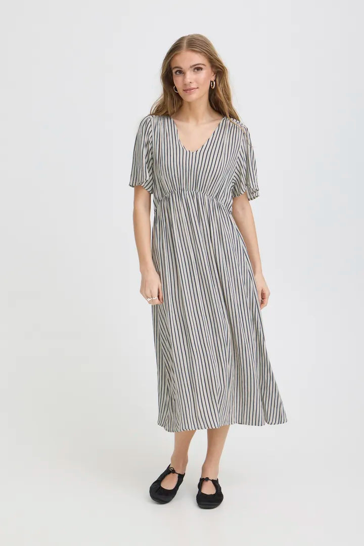 Kylie Midi Dress (Total Eclipse)