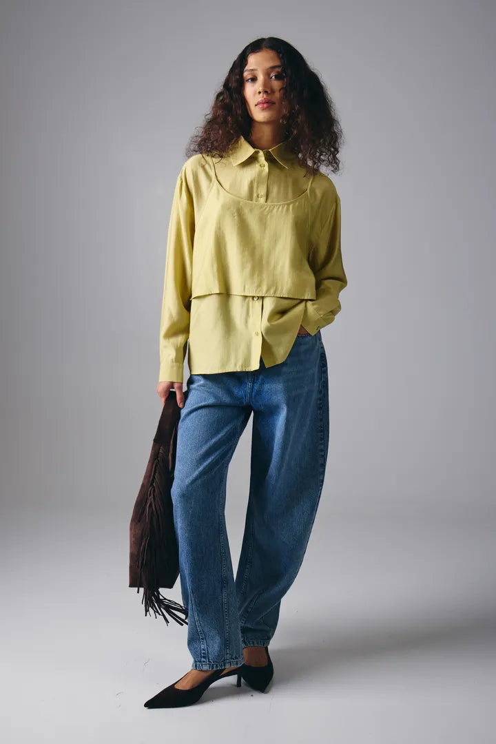 Baven Barrel Leg Jeans (Medium Blue)