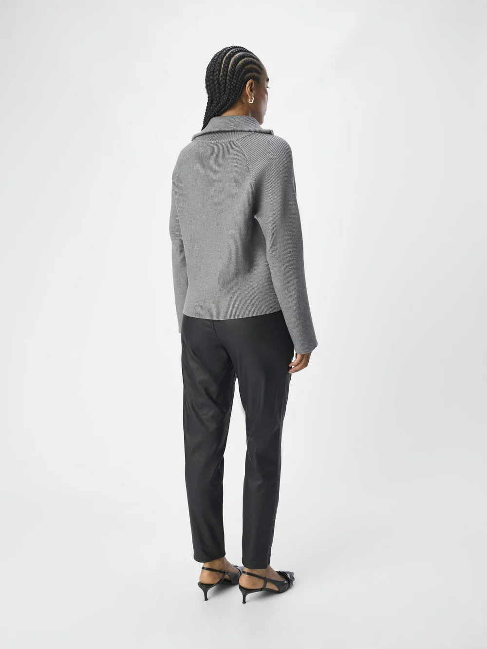 Lisa Coated Pants (Black)