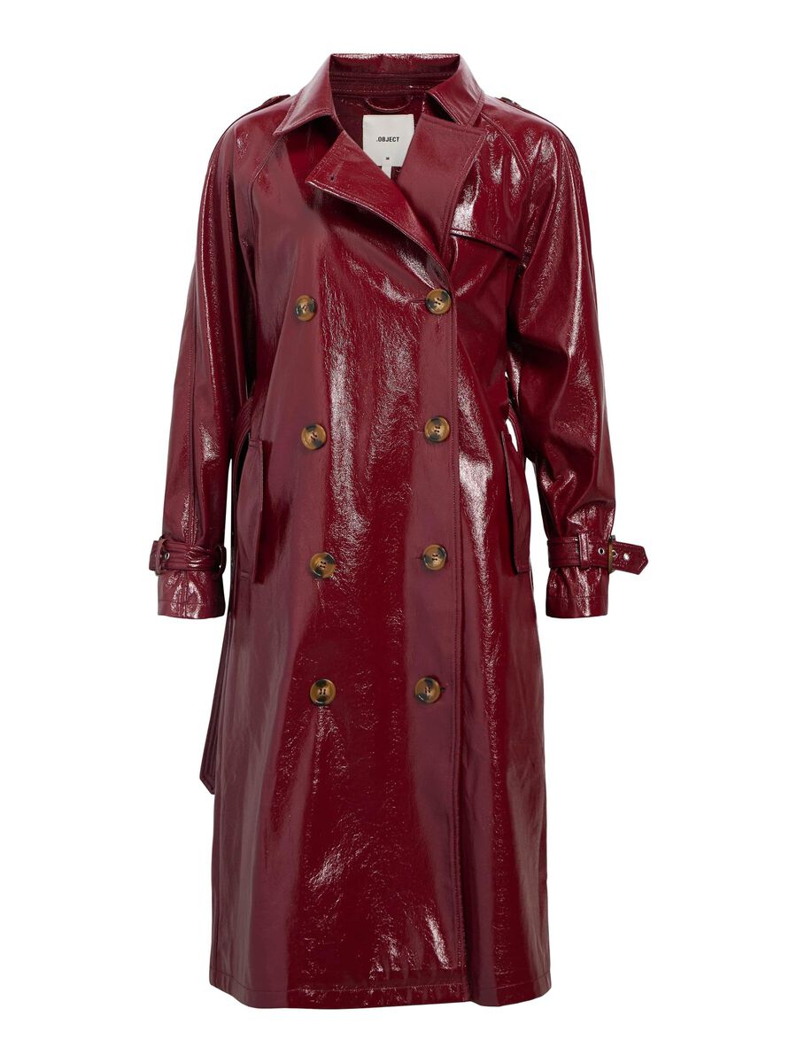 Jeri Trench Coat (Cabernet)