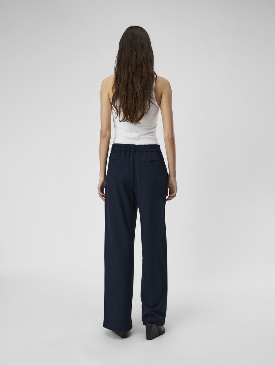 Lissey Wide Leg Pants (Navy)