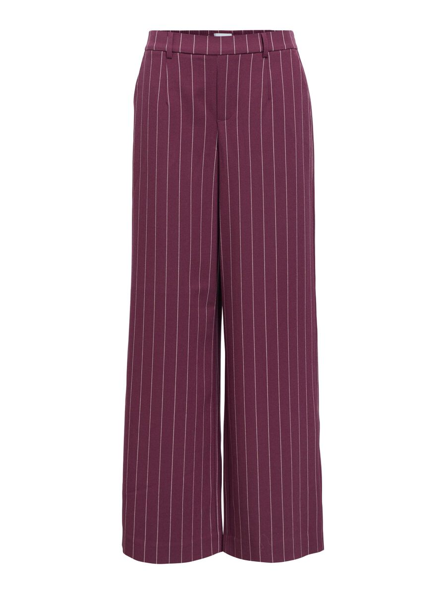Aria Wide Leg Pants (Mauve Wine/Pink Lady)