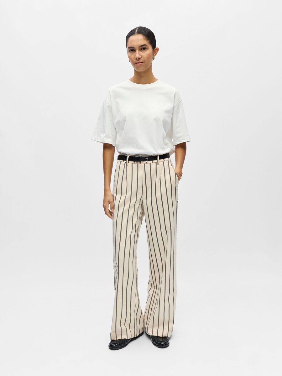 Aria Wide Leg Pants (Sandshell/Narrow Bia)