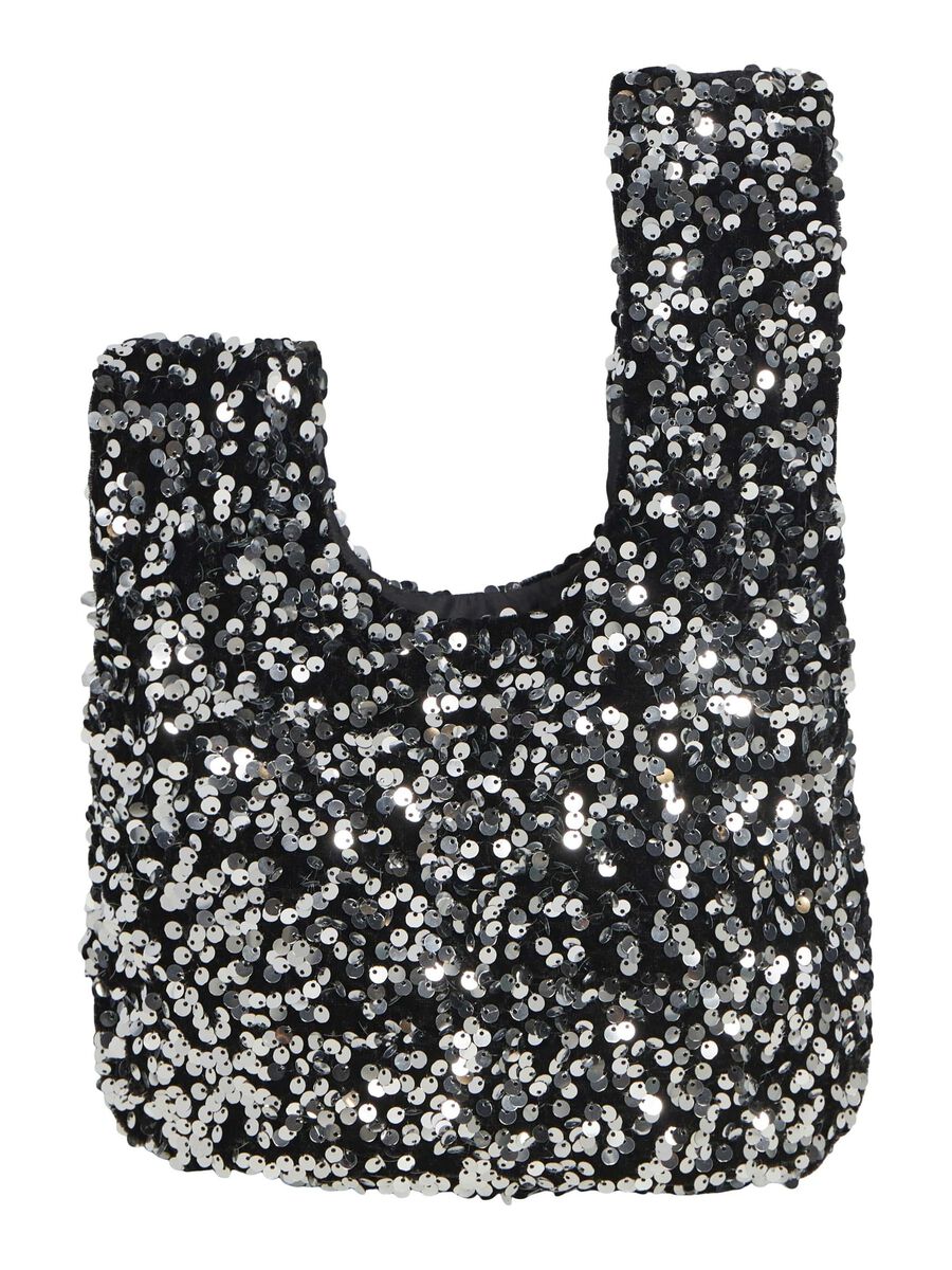 Toni Sequin Bag (Black/Silver)