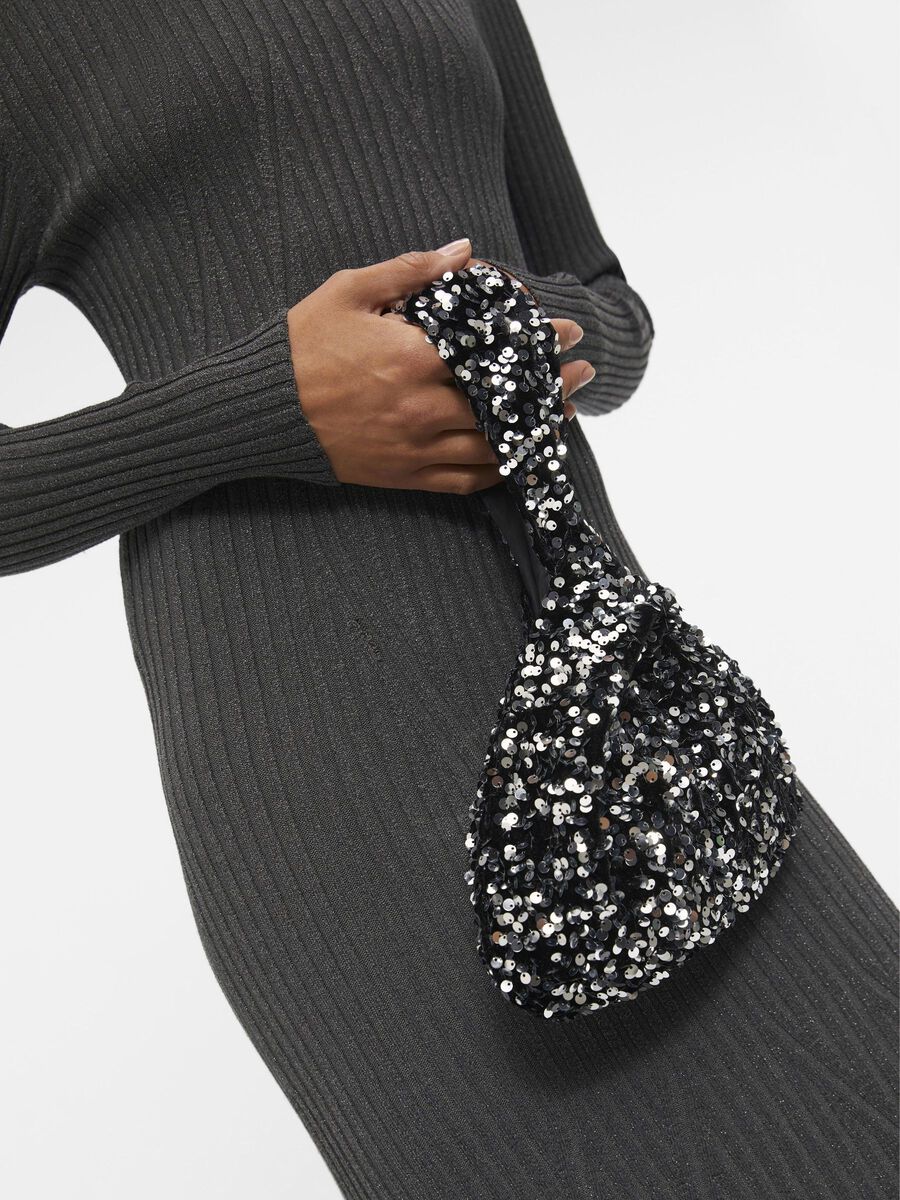 Toni Sequin Bag (Black/Silver)