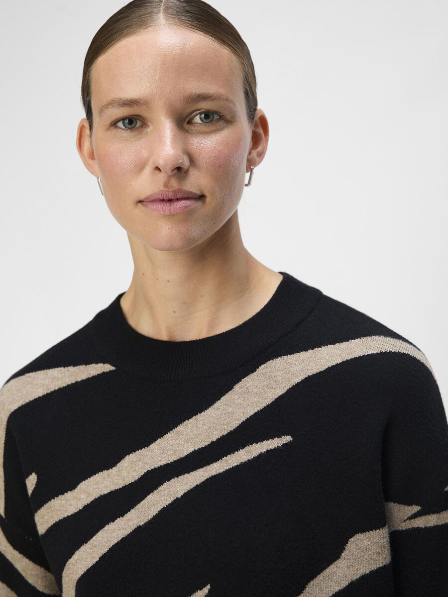 Reign Knit Jumper (Black/Desert Taupe)