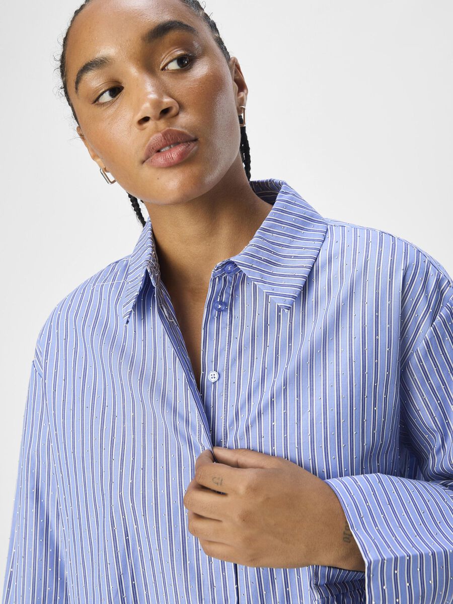 Rossa Glitter Shirt (Riverside/Stripes)