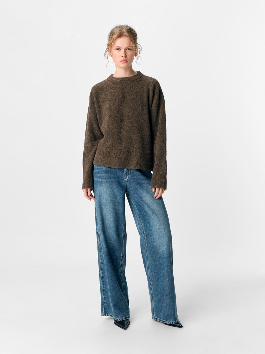 Juna Knit Jumper (Morel/Melange)