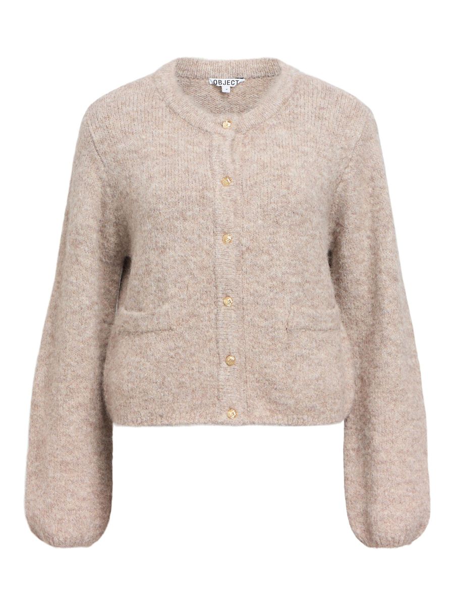 Gia Knit Cardigan (Humus/Melange)