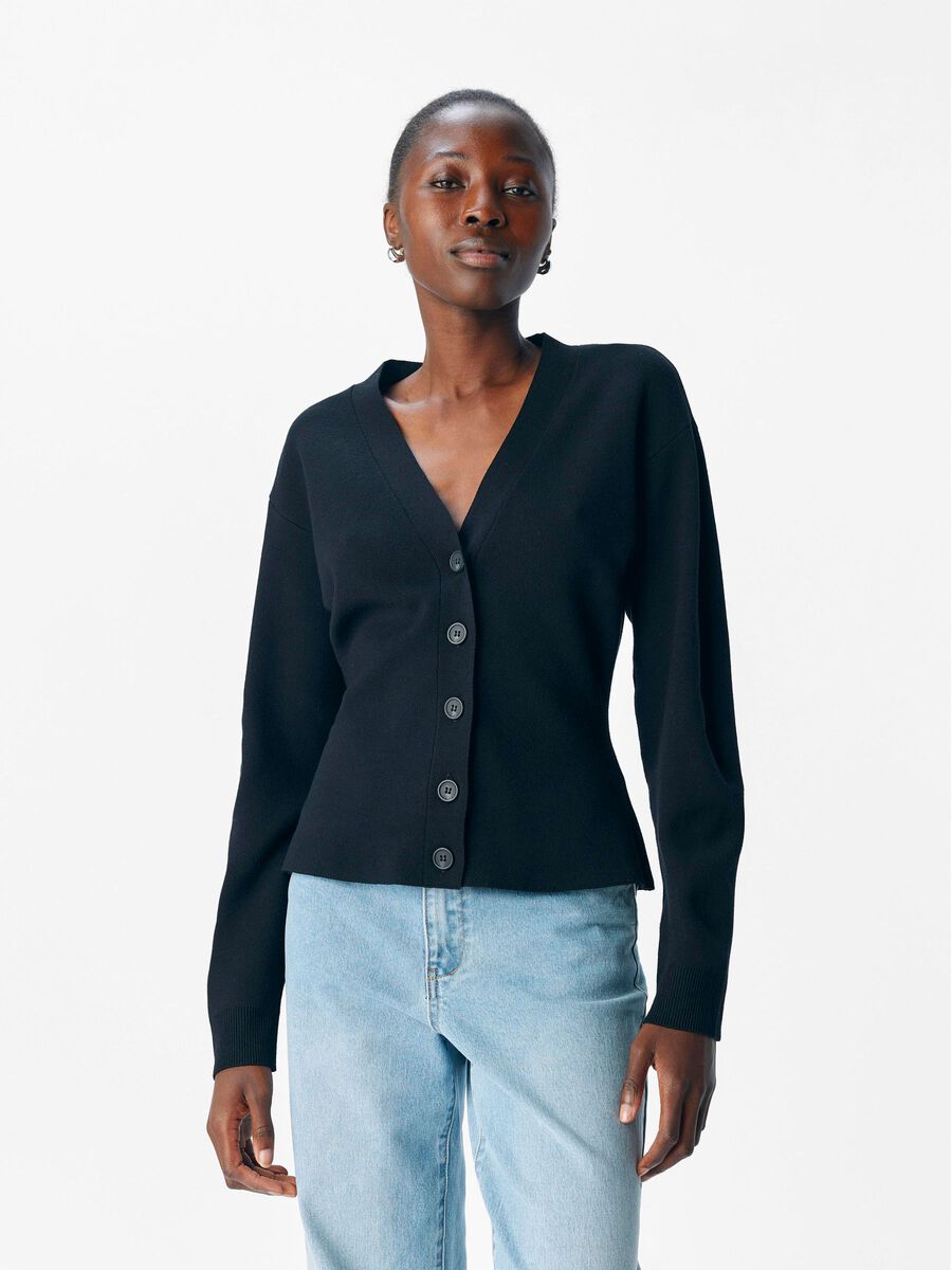 Sadie Knit Cardigan (Black)