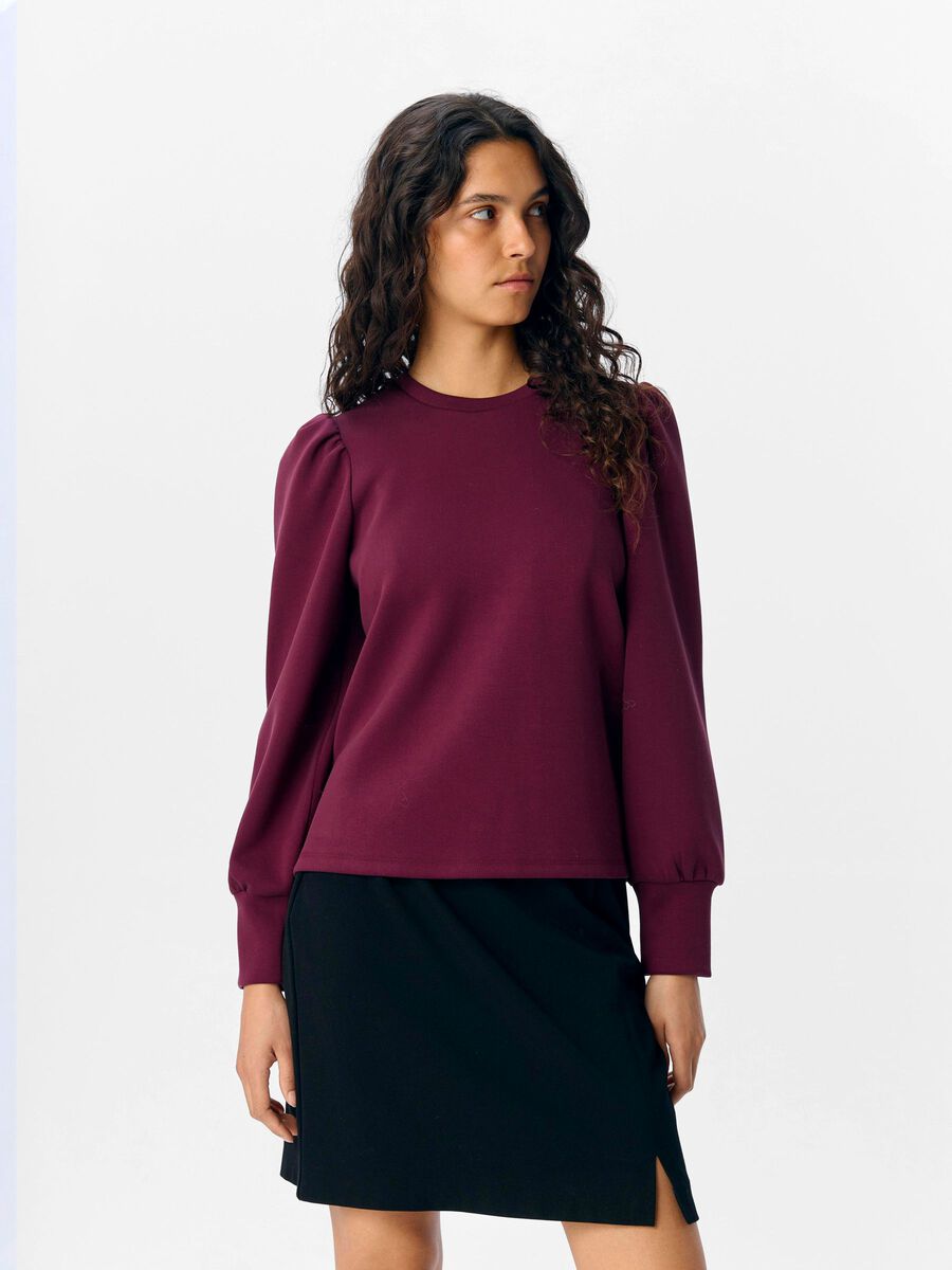 Andy Long Sleeve Top (Mauve Wine)