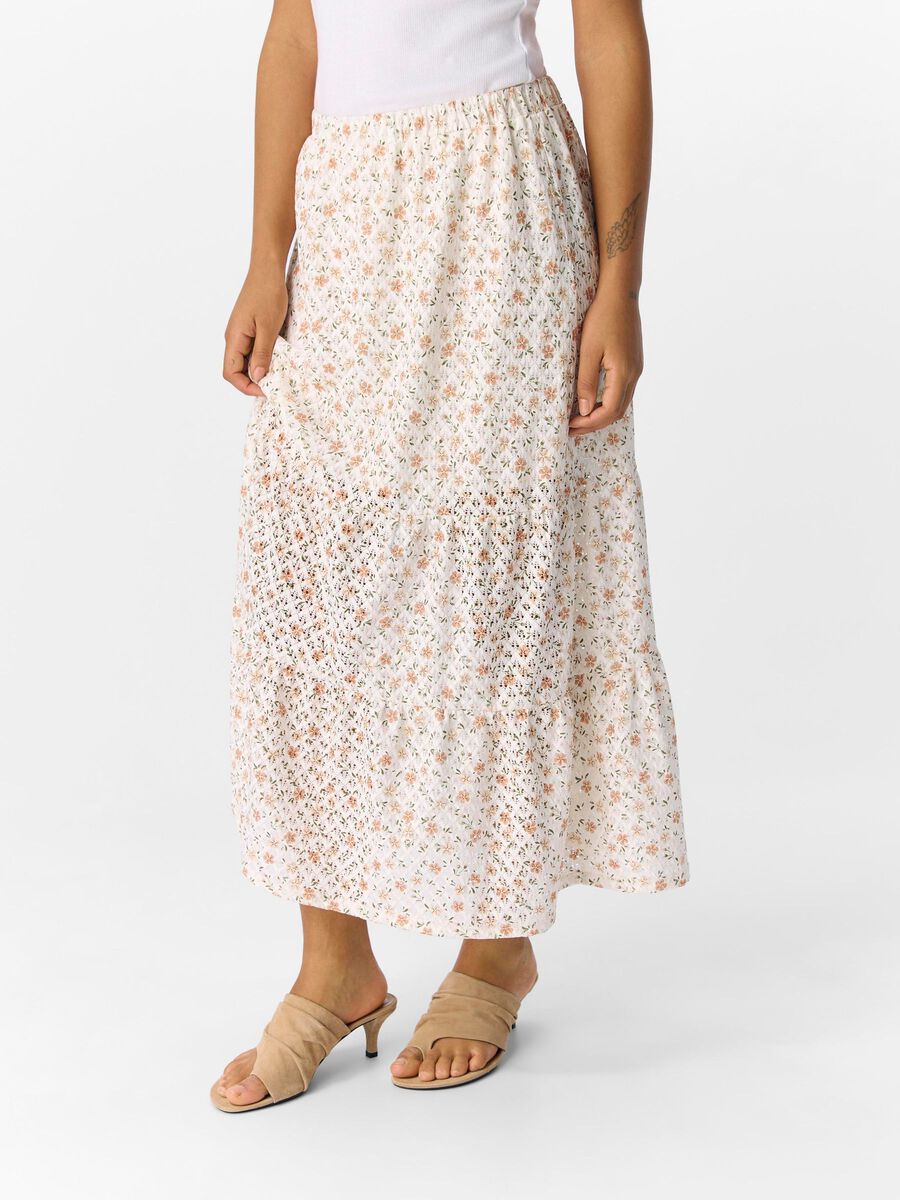 Regina Midi Skirt (Cloud Dancer)