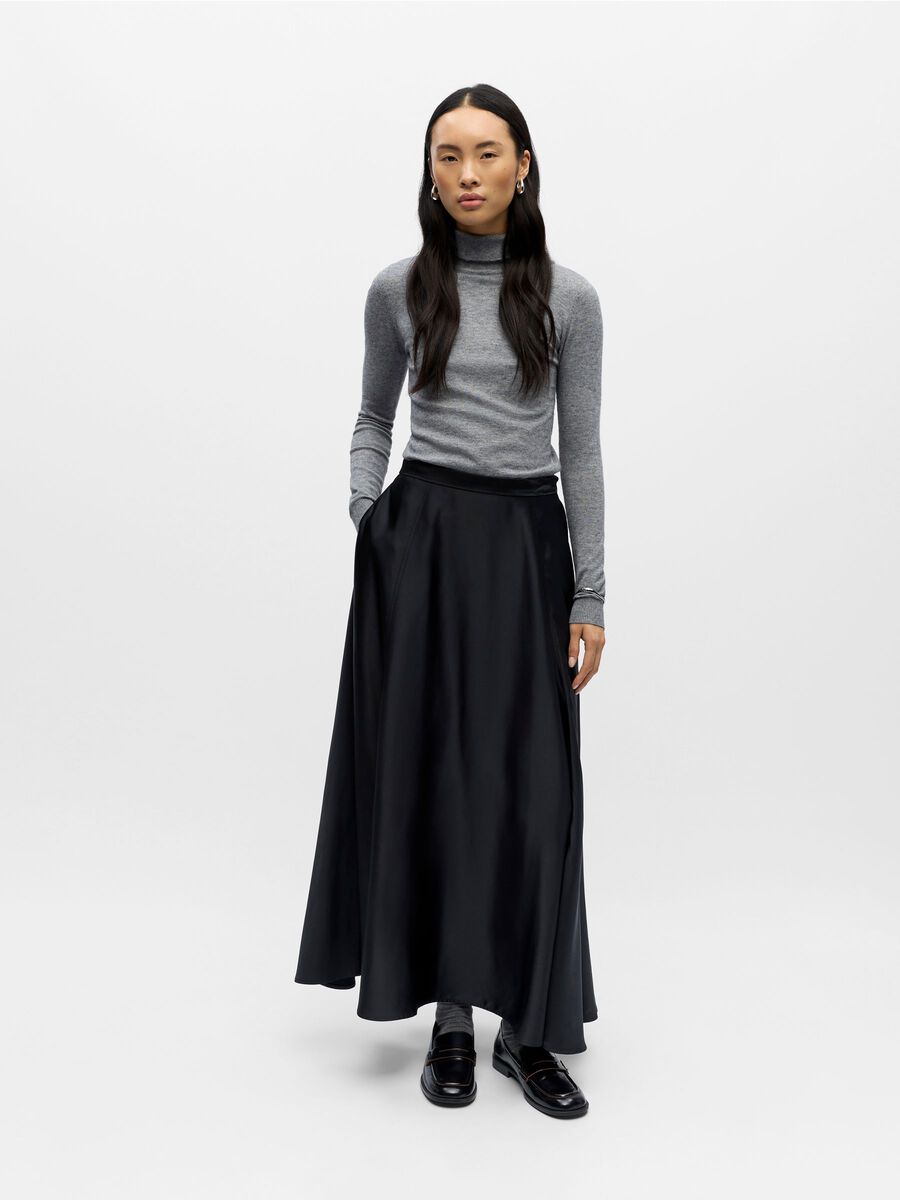 Grace Maxi Skirt (Black)