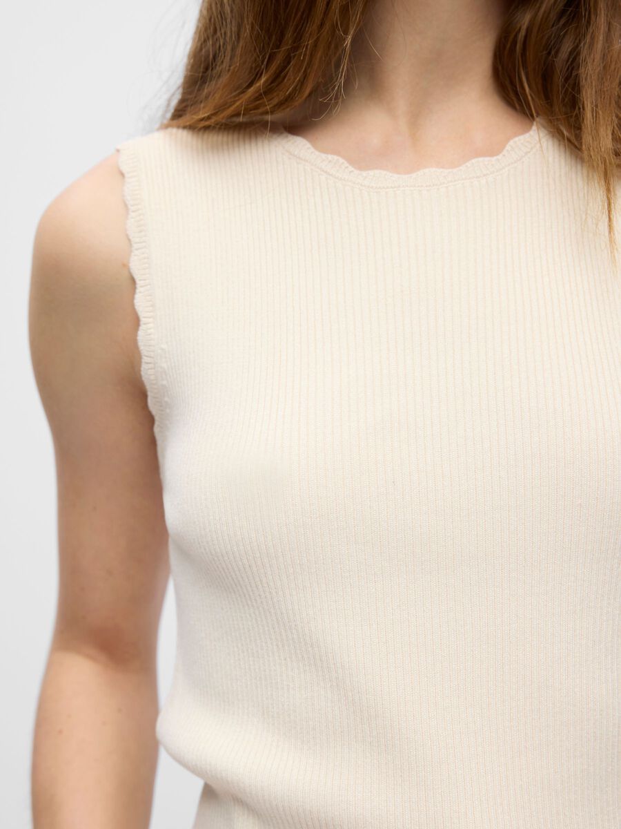 Kelly Sleeveless Top (Birch)