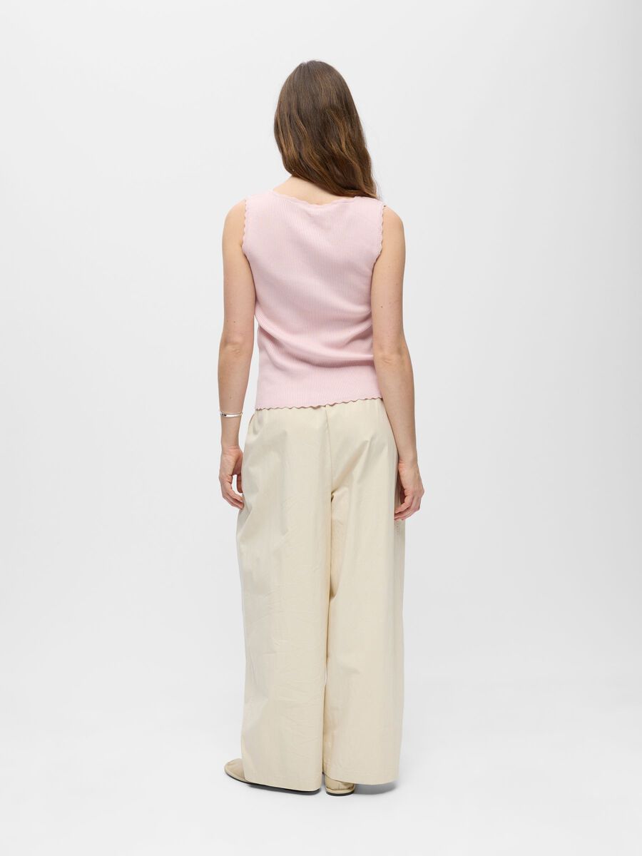 Kelly Sleeveless Top (Pink)