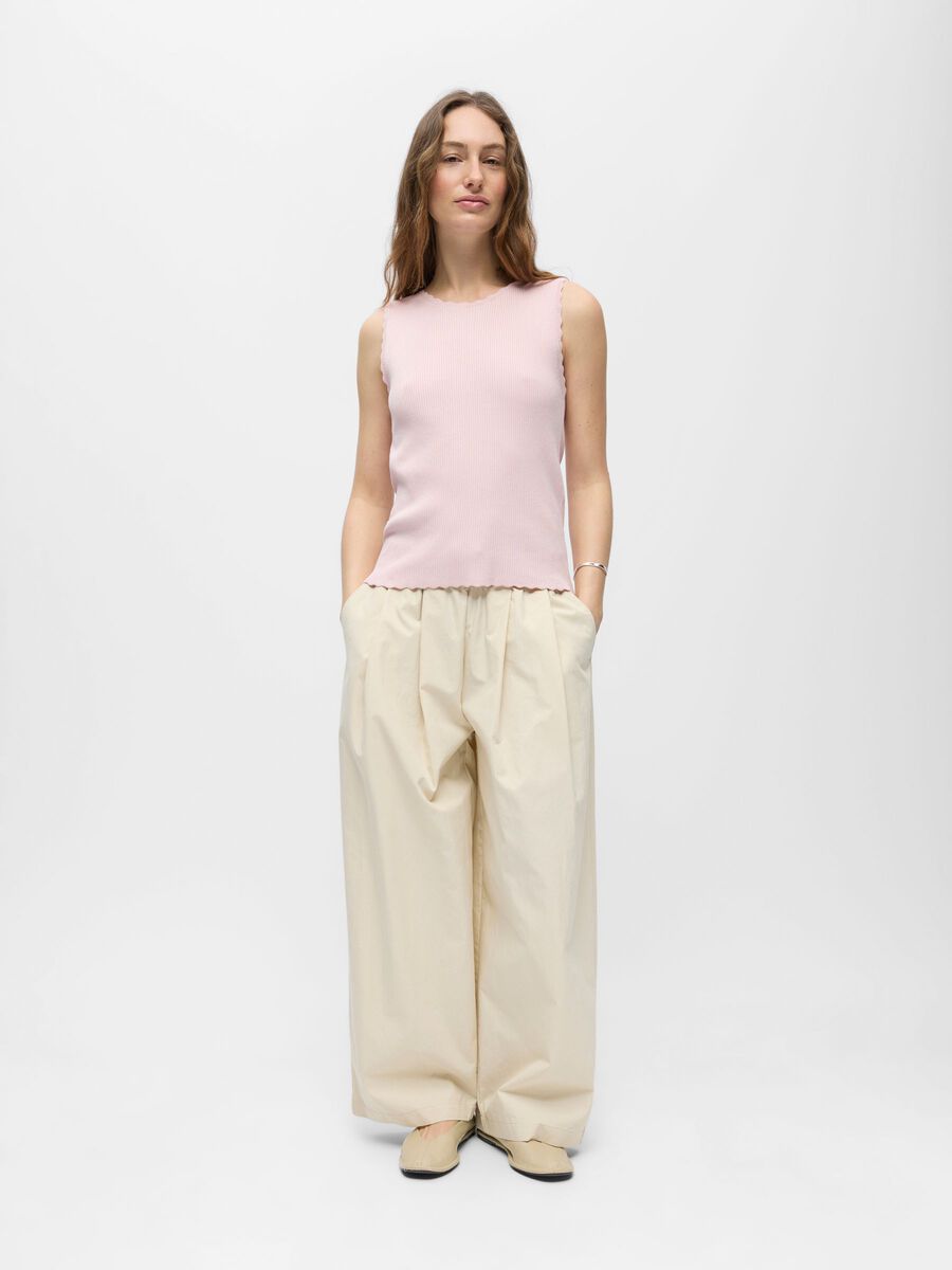 Kelly Sleeveless Top (Pink)